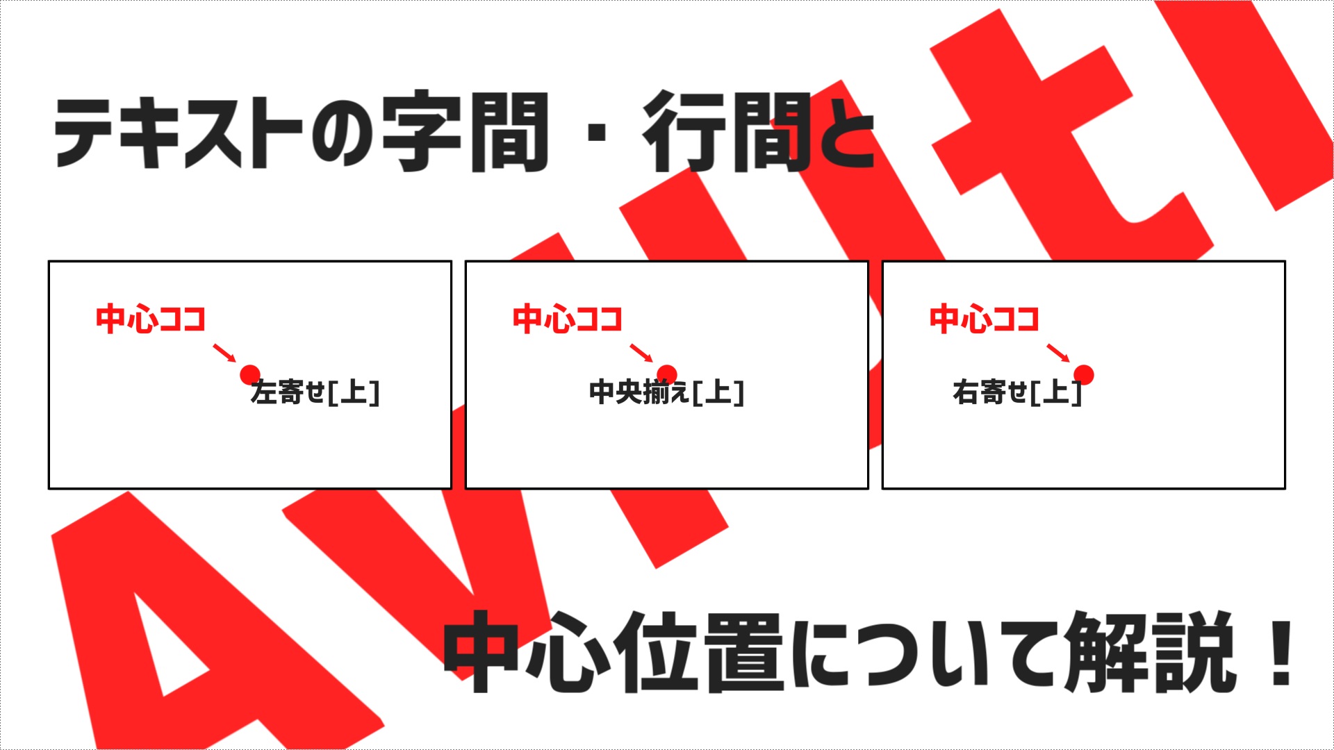 Aviutl中級編 テキスト 文字 テロップ の字間 行間 中心位置について Udokko Blog